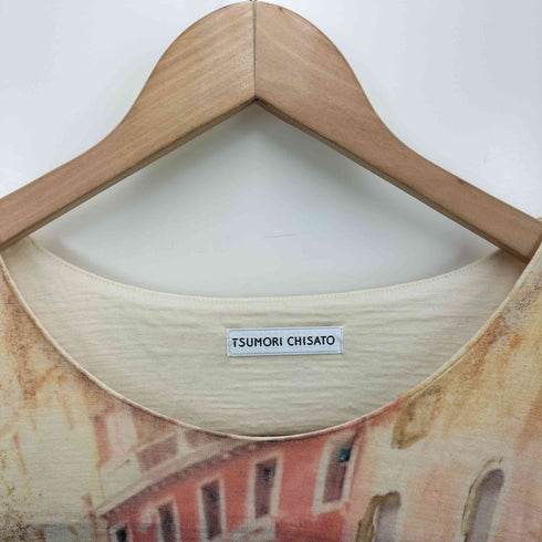 ツモリチサト TSUMORI CHISATO アートプリントワンピース レディース 2
