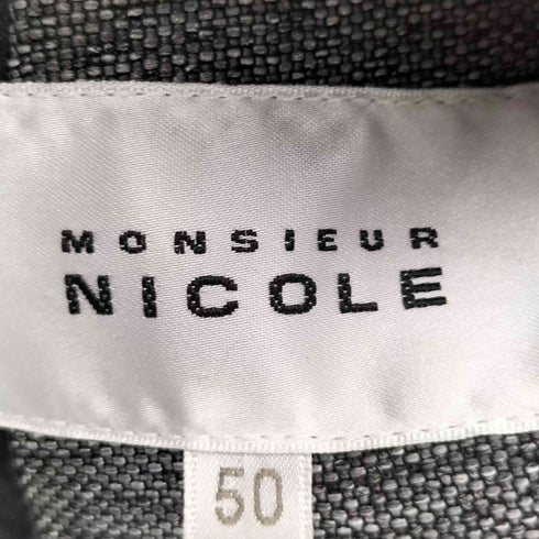 ムッシュ二コル MONSIEUR NICOLE レノクロス セットアップジャケット メンズ JPN:50