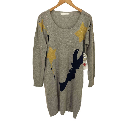 ツモリチサト TSUMORI CHISATO ストーン装飾 ニットワンピース レディース 2