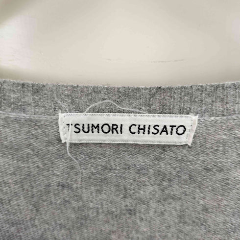 ツモリチサト TSUMORI CHISATO ストーン装飾 ニットワンピース レディース 2