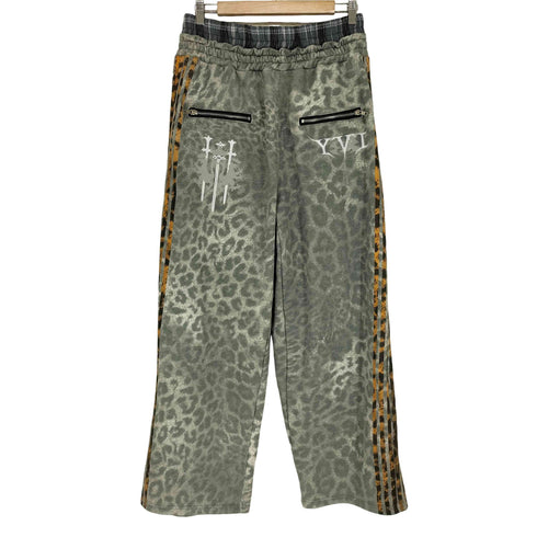 COZY WORLDWIDE レオパードレイヤードスウェットパンツ street メンズ JPN:L
