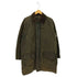 バブアー Barbour 80-90s 英国製 襟コーデュロイ オイルドジャケット ハーフコート メンズ 97cm/38in