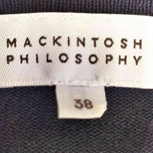 マッキントッシュフィロソフィー MACKINTOSH PHILOSOPHY MP刺繍 コットン カーディガン レディース 38