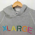 エクストララージ XLARGE ロゴ刺繍 ワッフル プルオーバーパーカー メンズ JPN:M