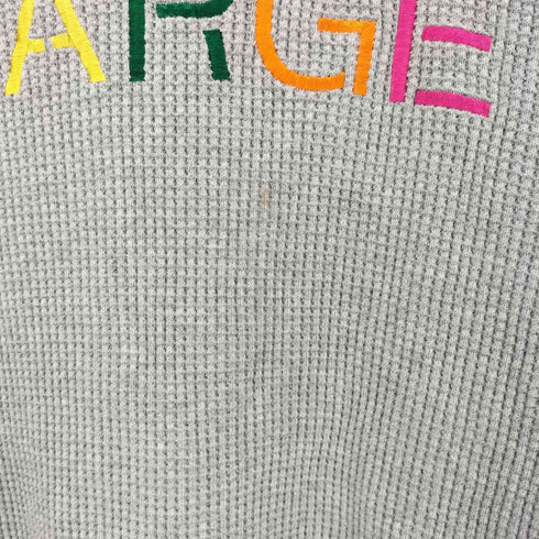 エクストララージ XLARGE ロゴ刺繍 ワッフル プルオーバーパーカー メンズ JPN:M