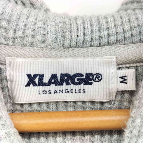 エクストララージ XLARGE ロゴ刺繍 ワッフル プルオーバーパーカー メンズ JPN:M