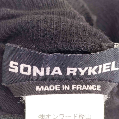 ソニアリキエル SONIA RYKIEL フランス製 ウール タートルネック ニット レディース import:M