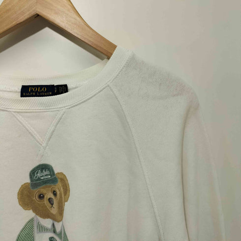 ポロラルフローレン POLO RALPH LAUREN ポロベアプリント Vガゼット ラグランスリーブ クルーネック スウェット レディース SP