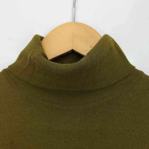 ジョンスメドレー JOHN SMEDLEY イングランド製 メリノウール タートルネック ニット レディース import:M