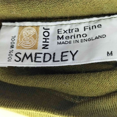ジョンスメドレー JOHN SMEDLEY イングランド製 メリノウール タートルネック ニット レディース import:M