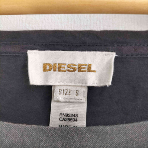 ディーゼル DIESEL 00S フロントプリント クルーネック Tシャツ Y2K レディース import:S