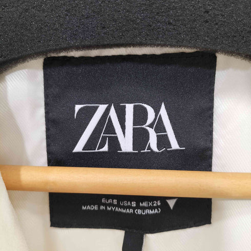 ザラ ZARA ダブルブレスト テーラード ジャケット レディース import:S