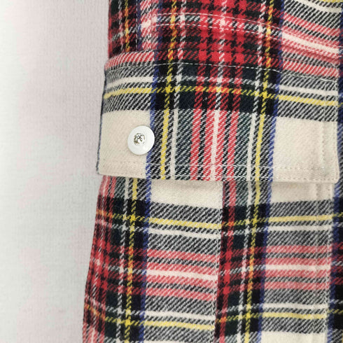 ジャンポールゴルチエ Jean Paul GAULTIER ウール 裾ジップ タータンチェック カーゴパンツ メンズ 40