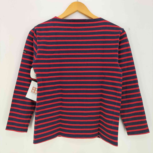 セントジェームス SAINT JAMES フランス製 ボーダー ボートネック Tシャツ レディース import:XS
