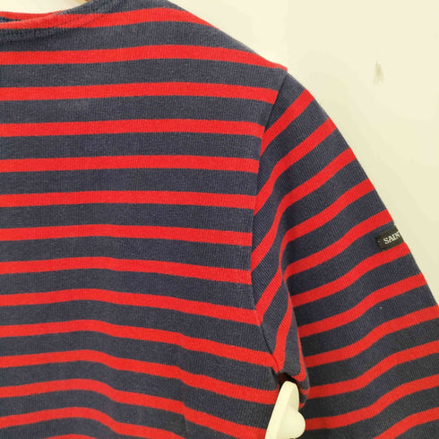 セントジェームス SAINT JAMES フランス製 ボーダー ボートネック Tシャツ レディース import:XS