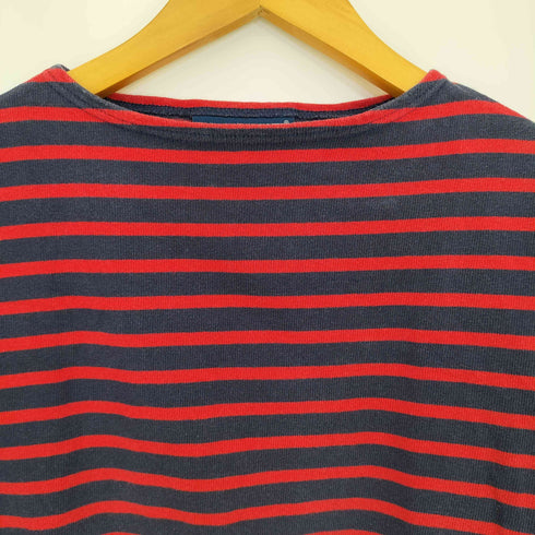 セントジェームス SAINT JAMES フランス製 ボーダー ボートネック Tシャツ レディース import:XS