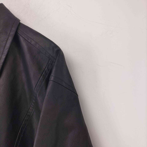 ギャップ Gap oversized faux ヴィーガンレザーオーバーサイズジャケット レディース import:M