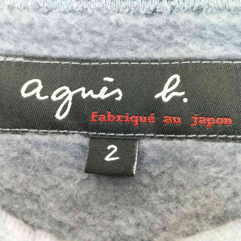 アニエスベー agnes b. 日本製 スウェット カーディガン レディース JPN:2