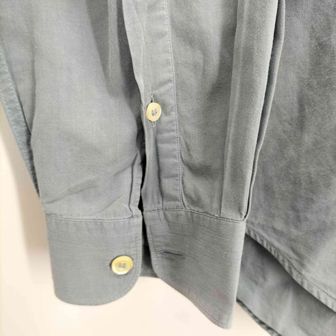 エンポリオアルマーニ EMPORIO ARMANI ロゴ刺繍 ワンポケット L/Sシャツ メンズ 42 16 1/2