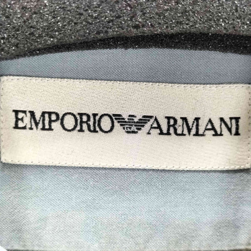 エンポリオアルマーニ EMPORIO ARMANI ロゴ刺繍 ワンポケット L/Sシャツ メンズ 42 16 1/2