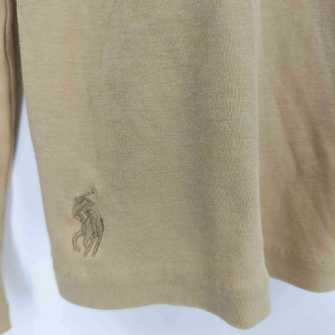 ラルフローレン RALPH LAUREN 裾ポニー刺繍 Uネック コットン Tシャツ レディース 5f