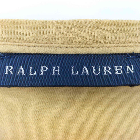 ラルフローレン RALPH LAUREN 裾ポニー刺繍 Uネック コットン Tシャツ レディース 5f