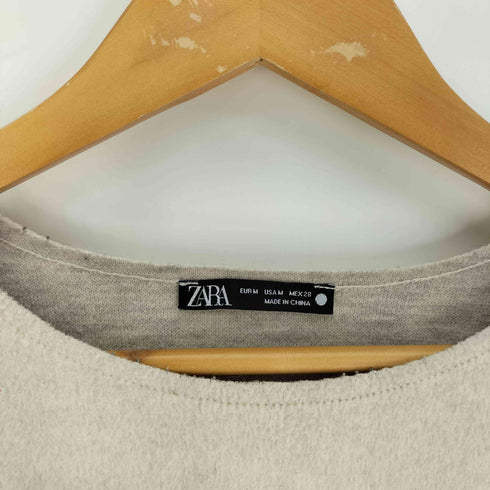 ザラ ZARA クルーネック L/S プルオーバー スウェット レディース import:M