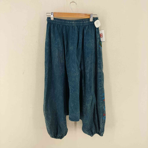 総柄コットンサルエルパンツ レディース M-L