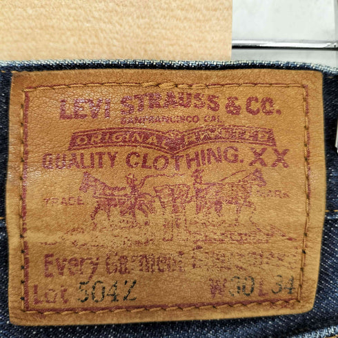 リーバイス Levis 504Z 日本製 ボタン裏J22 BIGE 赤耳 ボタンフライ メンズ W30