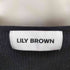 リリーブラウン Lily Brown 24AW レースドッキングニットワンピース レディース FREE