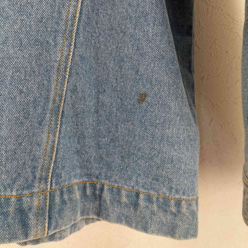 laura giaccone アニマル刺繍ポケットデザインデニムジャケット レディース