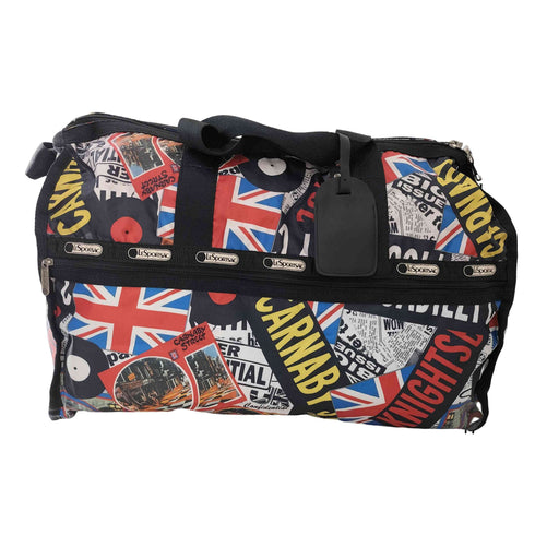 レスポートサック LeSportsac 国旗 総柄 デザインボストンバック レディース