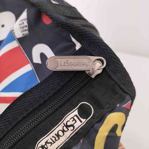 レスポートサック LeSportsac 国旗 総柄 デザインボストンバック レディース