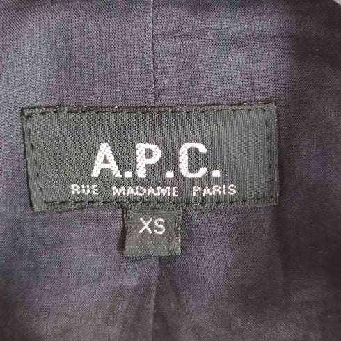 アーペーセー A.P.C. 比翼 ジップアップブルゾン メンズ import:XS