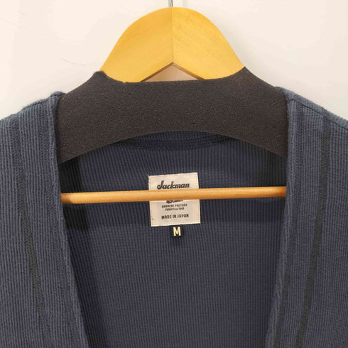 ジャックマン Jackman リブニット ロングカーディガン メンズ import:M