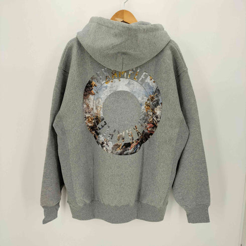 イグザンプル EXAMPLE 24SS ROUND LOGO ANGEL HOODED SWEATSHIRT ラウンドロゴ パーカー メンズ JPN:XXL
