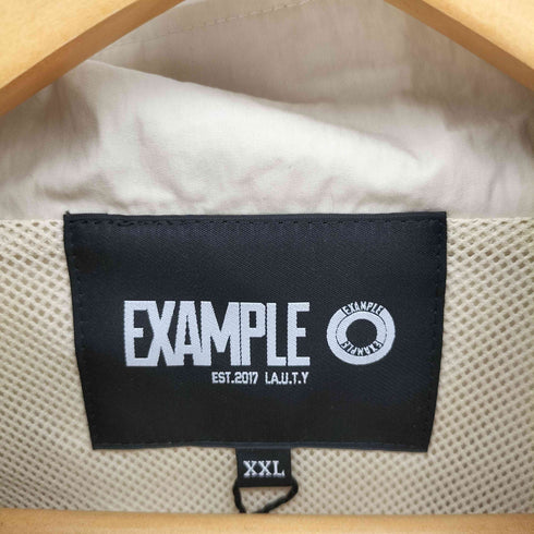 イグザンプル EXAMPLE 24SS OE LOGO WATER REPELLENT TRACK JACKET ロゴ ジップアップ ジャケット メンズ JPN:XXL