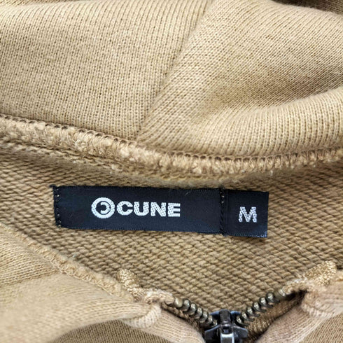 キューン CUNE プリント ジップパーカー メンズ m