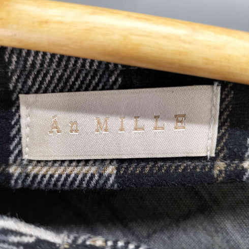 アンミール An MILLE ストレッチチェックマーメイドワンピース レディース