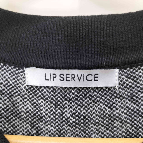 リップサービス LIP SERVICE シェーディングラインハーフZIPワンピース レディース FREE