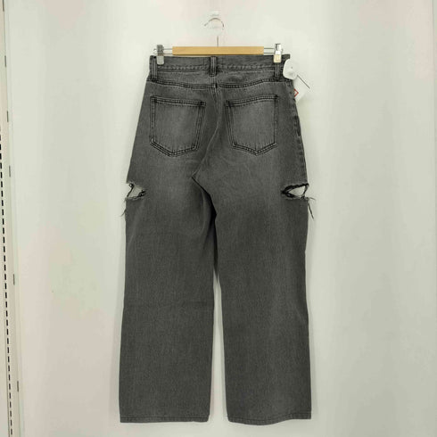 コラージュガリャルダガランテ COLLAGE GALLARDAGALANTE Q.anos Notch Denim サイドカッティングワイドデニム レディース 0