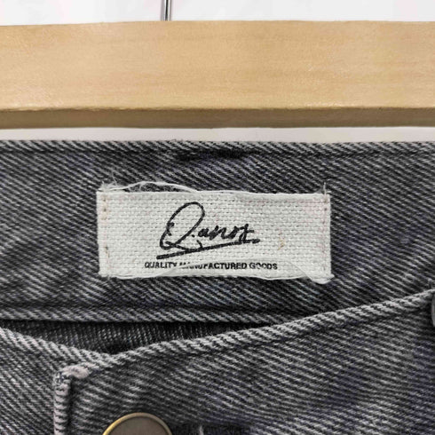 コラージュガリャルダガランテ COLLAGE GALLARDAGALANTE Q.anos Notch Denim サイドカッティングワイドデニム レディース 0