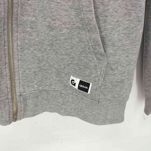 グラビス gravis バックロゴ刺繍 ジップアップフーディー メンズ JPN:XL