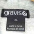 グラビス gravis バックロゴ刺繍 ジップアップフーディー メンズ JPN:XL
