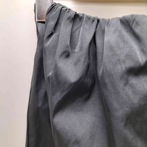 ランバンオンブルー LANVIN en Bleu ボウタイ シャーリング ポリ タイト スカート イタリア製生地 レディース EUR:38
