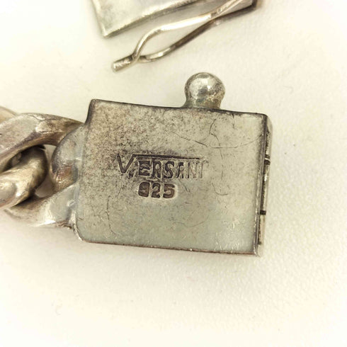 VERSANI 925刻印 クラウン チェーン ブレスレット メンズ