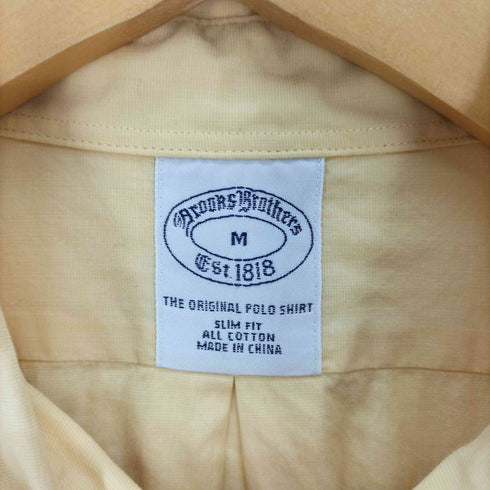 ブルックスブラザーズ BROOKS BROTHERS SLIM FIT B.D. L/S コットン シャツ メンズ import:M