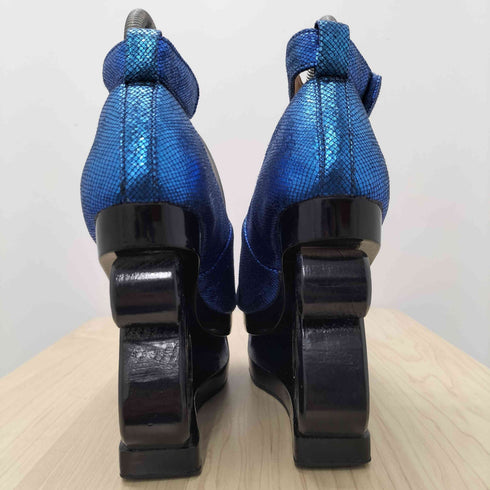 ジェフリーキャンベル Jeffrey Campbell ×MAYBELLiNE 15SS スケート ヒール サンダル 型押し レディース EUR:36
