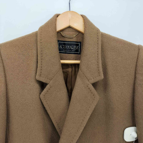 AGUAMARINA CASHMERE カシミヤ100 チェスター コート レディース 7AR