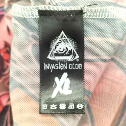 Invasion Club acid on sheer top 幻覚鬼女 シアートップス レディース